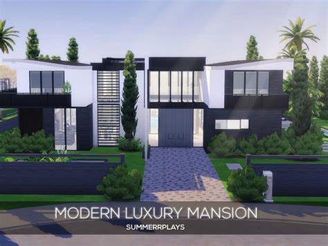 Sims 4 Modern Mansion Layout Best Games Walkthrough