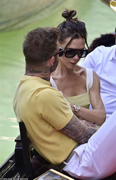 Victoria Beckham Puts On A Cosy Display With Husband David In Venice In