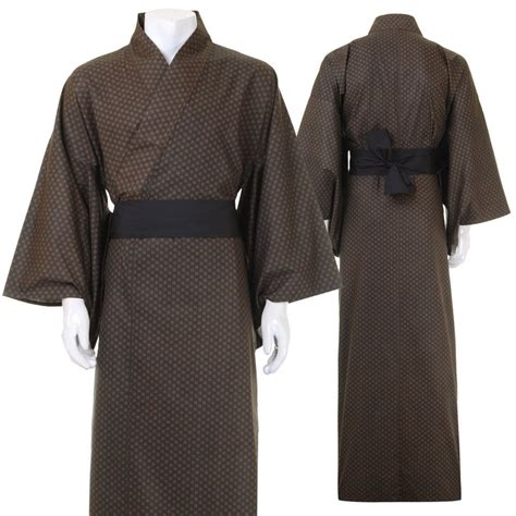 Japanese Mens Yukata Kimono Cotton One Size By Princessofasiashop