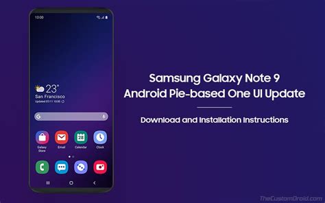 How To Install Samsung Galaxy Note 9 Android Pie One Ui Update