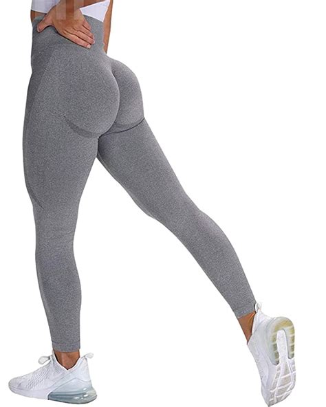 Buy Fittoo Womens High Waisted Seamless Contour Leggings Scrunched