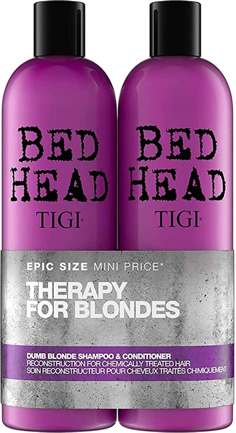 TIGI Bed Head Dumb Blonde Shampoo And Reconstructor Conditioner Duo