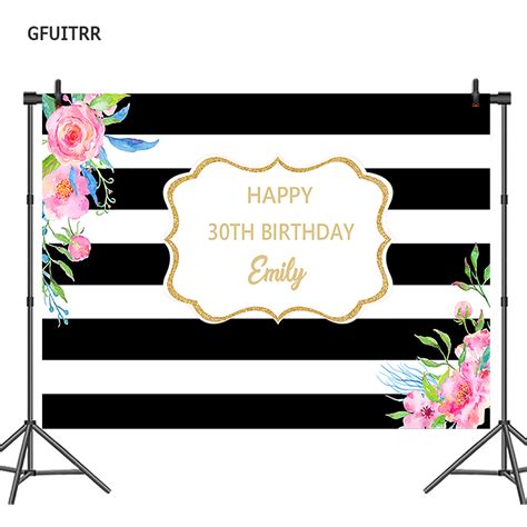 Gfuitrr Birthday Lol Doll Photography Backdrop Polka Dots Stripes Bow