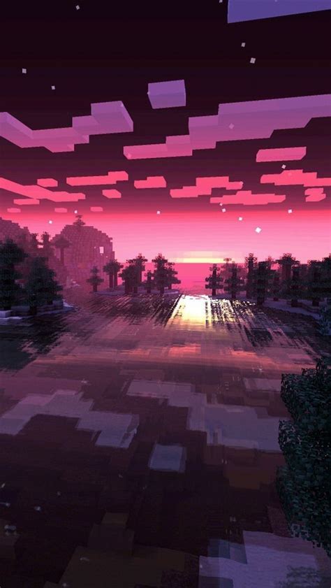 Minecraft Sunset In 2020