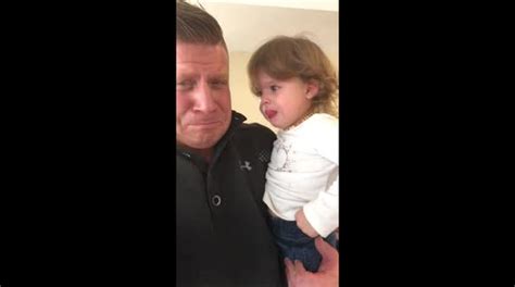 Genius Us Dad Who Tricks Daughter Into Not Crying Is Back And Gives