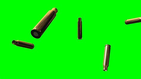Bullet Shells Falling On The Ground Green Screen Effect Youtube