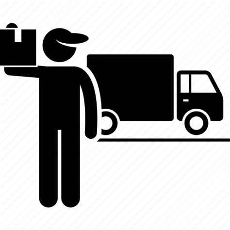 Delivery Lorry Mover Moving Services Transportation Truck Icon