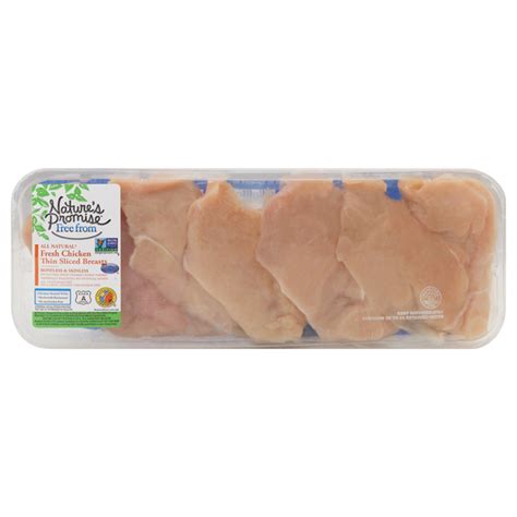 Save On Natures Promise Chicken Breasts Boneless And Skinless Thin