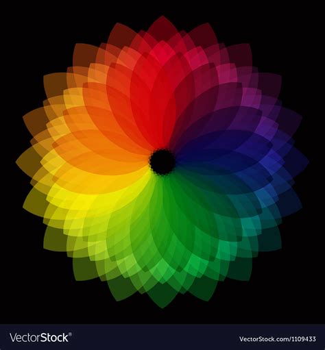 Color Wheel Background Royalty Free Vector Image