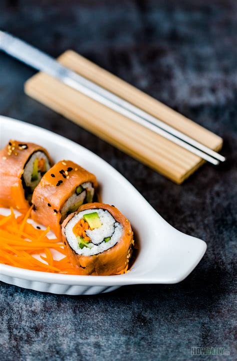 Smoked Salmon Sushi Roll Recipe Growingafricanhairlong