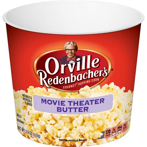 3 Pack Orville Redenbachers Microwave Popcorn Tub Movie Theater