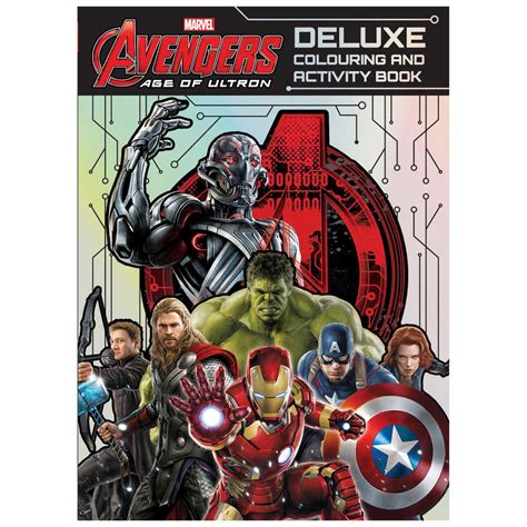 Marvel Avengers Age Of Ultron Deluxe Colouring And Activity Book Big W