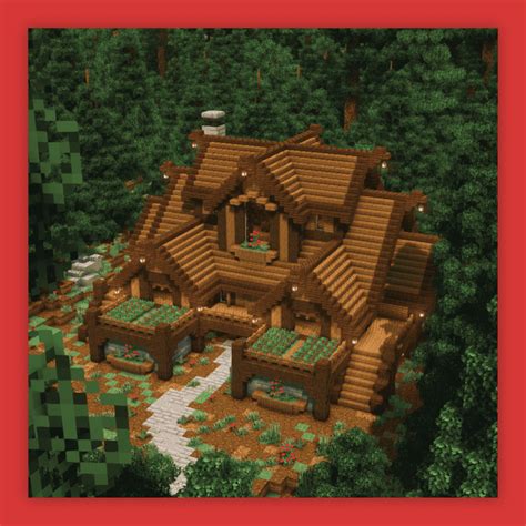 Survival Spruce Mansion Build It