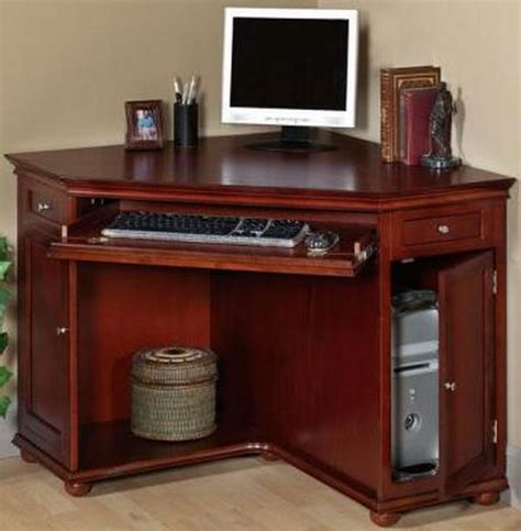 Wood Cherry Corner Desk With Hutch Decor Ideasdecor Ideas