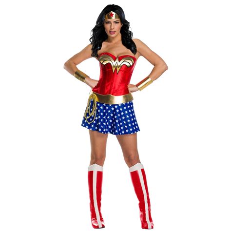 Halloween Womens Wonder Woman Plus Size Deluxe Adult Costume