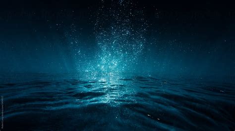 Underwater Light And Bubbles By Stocksy Contributor Robert Lang