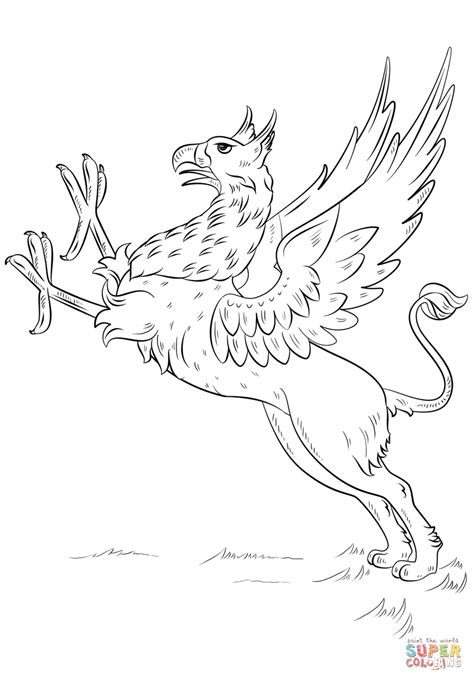 Griffin Coloring Pages Coloring Pages