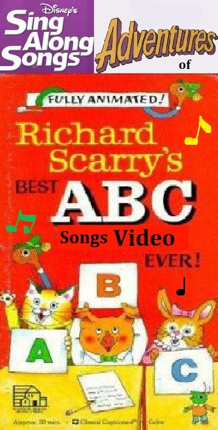 Disneys Sing Along Songs Adventures Of Richard Scarrys Best Abc Songs
