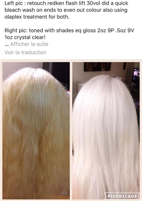 High Lift Blonde Toned Icy Cool White Pearl White Hair Toner Hair