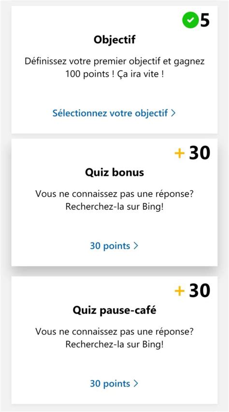 Bing quiz for 100 points: Microsoft Rewards, ou comment jouer gratuitement sur Xbox One