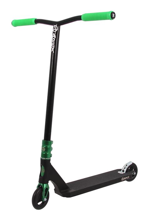 Apex Pro Scooters Apex Pro Custom Scooter Blackgreen The New Apex