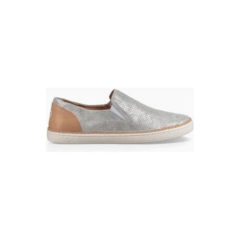 Ugg Womens Adley Perf Stardust Slip On In Silverparkinsons Lifestyle