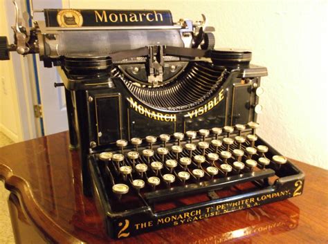 Vintage 1900s Monarch Typewriter Near Mint Historical Relic Amazingly Preserved Ebay