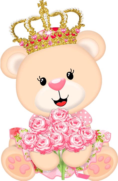 fundo ursinha realeza png ursinha princesa png ursinho desenho convite ursinha princesa