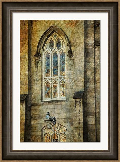 Architectural Detail Of Gothic Revival Chapel Dublin Castle Streets