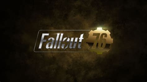 Fallout 76 Game Logo 4k Hd Wallpapers Games Wallpapers Fallout 76