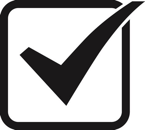 Checkbox Check Mark Button Clip Art Check Marks Png Download Free Transparent