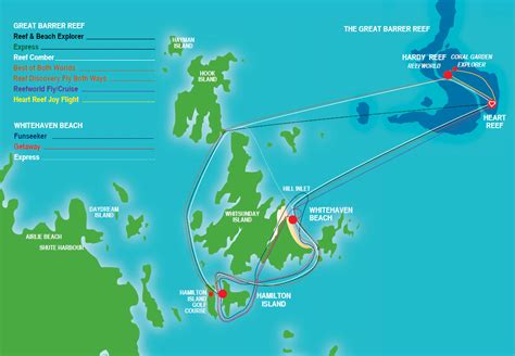 Tour Maps Hamilton Island Fly Cruise Whitehaven