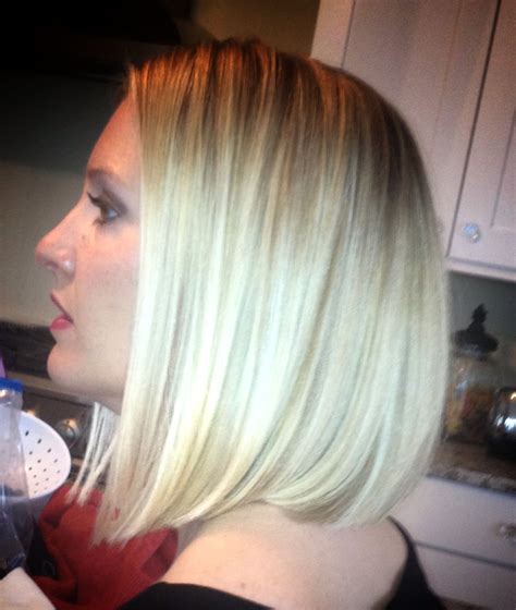 Black angled bob with shaggy layers the shoulder length shag pairs well with an abundance of layers. Pin by Lauren Moser on Hair / Photoshoots by Elle Moser ...