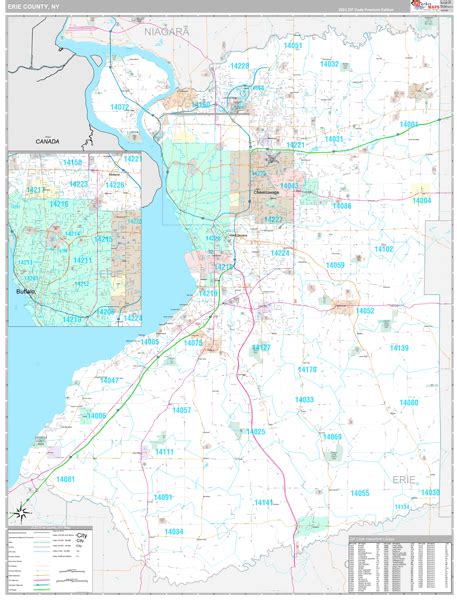 Maps Of Erie County New York