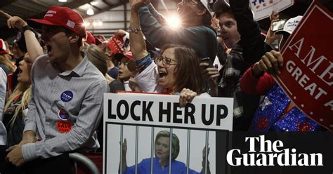trump drops repeated threat to jail clinton she went through a lot us news the guardian