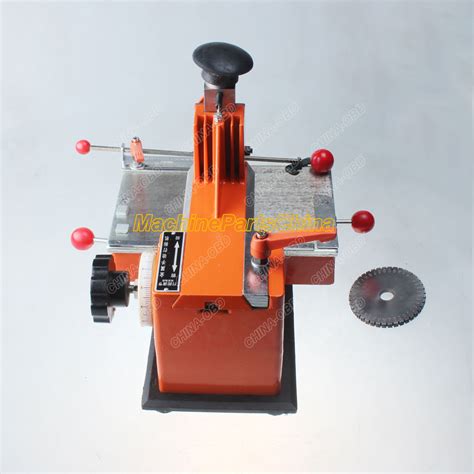 2mm Label Semi Automatic Sheet Embosser Metal Stamping Printer Marking