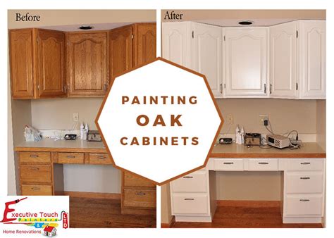 Before And After Photos Of Painted Oak Cabinets Tutor Suhu