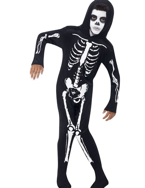 Déguisement squelette combi noir enfant – Déguisements cadeaux pas