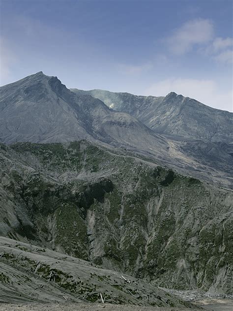 Helens, a volcanic peak in southwestern washington, suffers a massive eruption, killing 57 people and devastating some 210 square miles of wilderness. Washington - Mount St. Helens National Volcanic Monument