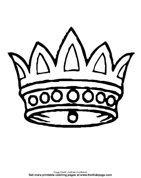Crown coloring page from royal family category. Pin on SS/KC/VBS Coloring pages
