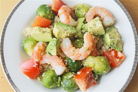 How it burns fat to lose weight fast : Healthy Dinner Recipe: Shrimp Avocado Quinoa Bowl | Clean ...