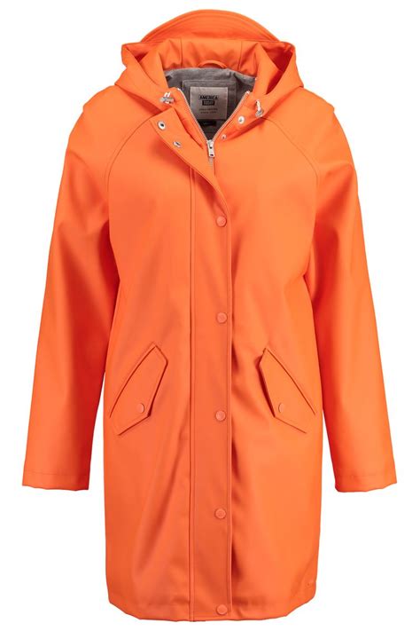 Orange Rain Jacket Jackets