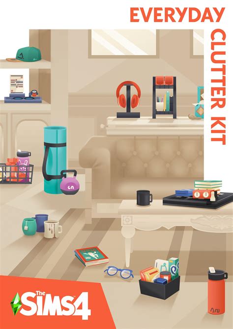 Book Clutter For The Sims 4 Spring4sims Sims 4 Sims 4