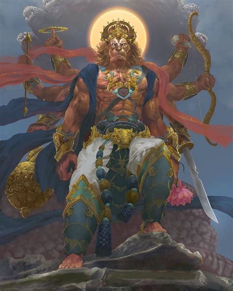 🕉🚩 🌼🌺 🕉 Narasimha Who Is One Of The Most Powerful Avatars Of Lord
