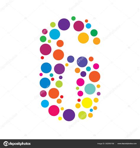 Dots Dotted Numbers Digits Characters Stock Vector By ©vectorguy 582950186