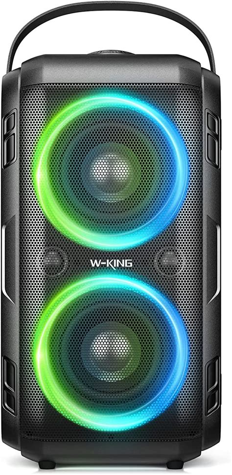 W King 80w Bluetooth Speaker Loud Super Rich Bass Huge 105db Sound