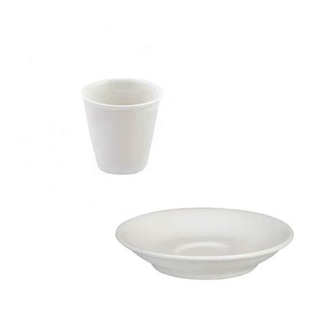 Monte bianco coffee, turkey, i̇stanbul, silivri, ortaköy mah., hümayun cad., 1: Bevande Bianco White Espresso Tapered Coffee Cup 90mL & Saucer Set of 6