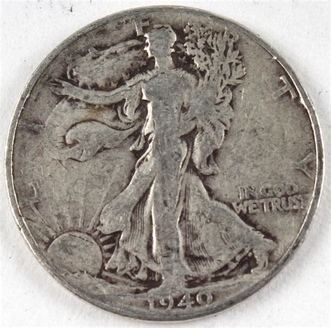 1940 Walking Liberty Silver Half Dollar Pristine Auction
