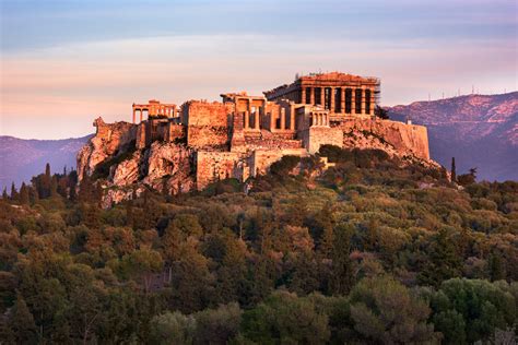 Acropolis From The Pnyx Hill Athens Greece Anshar Images