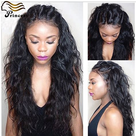 Wavy hair tends to be unruly and needs plenty of effort to be kept neat. 7A Cheap Brazilian Wavy Full Lace Human Hair Wigs For ...
